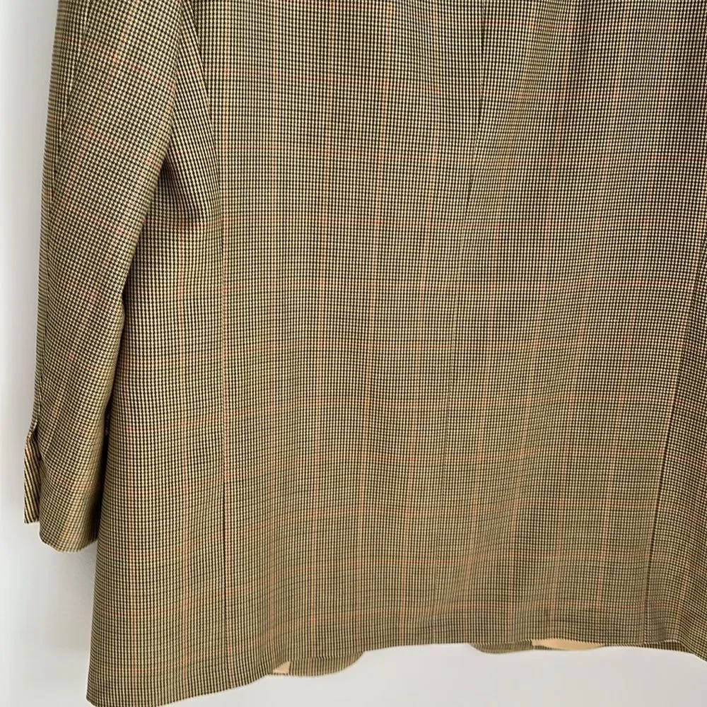 VTG Ermenegildo Zegna Su Misura Wool Sport Coat Blazer Made in Switzerland 42R